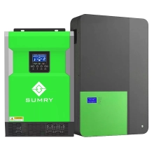 Система хранения энергии SUMRY HGP-5500W-1SV4.8-LFP-W 5.5kW 4.8kWh 1BAT LiFePO4 4000 циклов Купить - фото 1