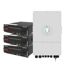 Система зберігання енергії DEYE SUN-12K-SG02LP1-EU-AM3-3DY15.36K-LFP 12kW 15.36kWh 3BAT LiFePO4 6000 циклів Купити - фото 1