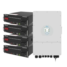 Система хранения энергии DEYE SUN-12K-SG02LP1-EU-AM3-4DY20.48K-LFP 12kW 20.48kWh 4BAT LiFePO4 6000 циклов Купить - фото 1