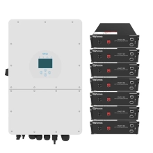 Система зберігання енергії DEYE SUN-20K-SG01HP3-EU-AM2-HV51100-7-35.84kW-LFP 20kW 35.84kWh 1BAT LiFePO4 6000 циклів Купити - фото 1