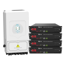 Система зберігання енергії Solarverse 5kW-DEYE 9.6kWh-Dyness 4BAT LiFePO4 6000 циклів (SVR24-1DE5K1-LDY9.6K1-0) Купити - фото 1
