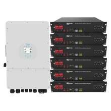 Система зберігання енергії DEYE SUN-12K-SG04LP3-EU-6DY14.4K-LFP-R 12kW 14.4kWh 6BAT LiFePO4 6000 циклів Купити - фото 1