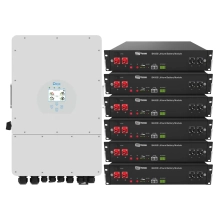 Система зберігання енергії DEYE SUN-6K-SG03LP1-EU-6DY14.4K-LFP 6kW 14.4kWh 6BAT LiFePO4 6000 циклів Купити - фото 1