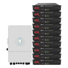 Система хранения энергии DEYE SUN-12K-SG04LP3-EU-10DY24K-LFP-R 12kW 24kWh 10BAT LiFePO4 6000 циклов Купить - фото 1