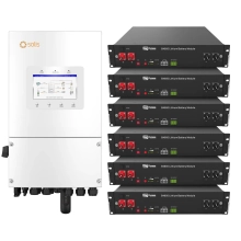 Система зберігання енергії Solis S6-EH1P8K-L-PLUS-LDY14.4K1-LFP 8kW 14.4kWh 6BAT LiFePO4 6000 циклів Купити - фото 1