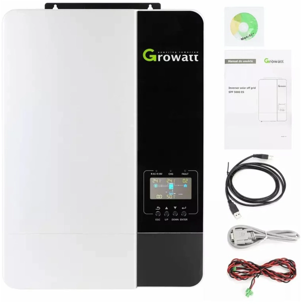 Купить Автономный солнечный инвертор Growatt SPF5000ES Wi-Fi - фото 2