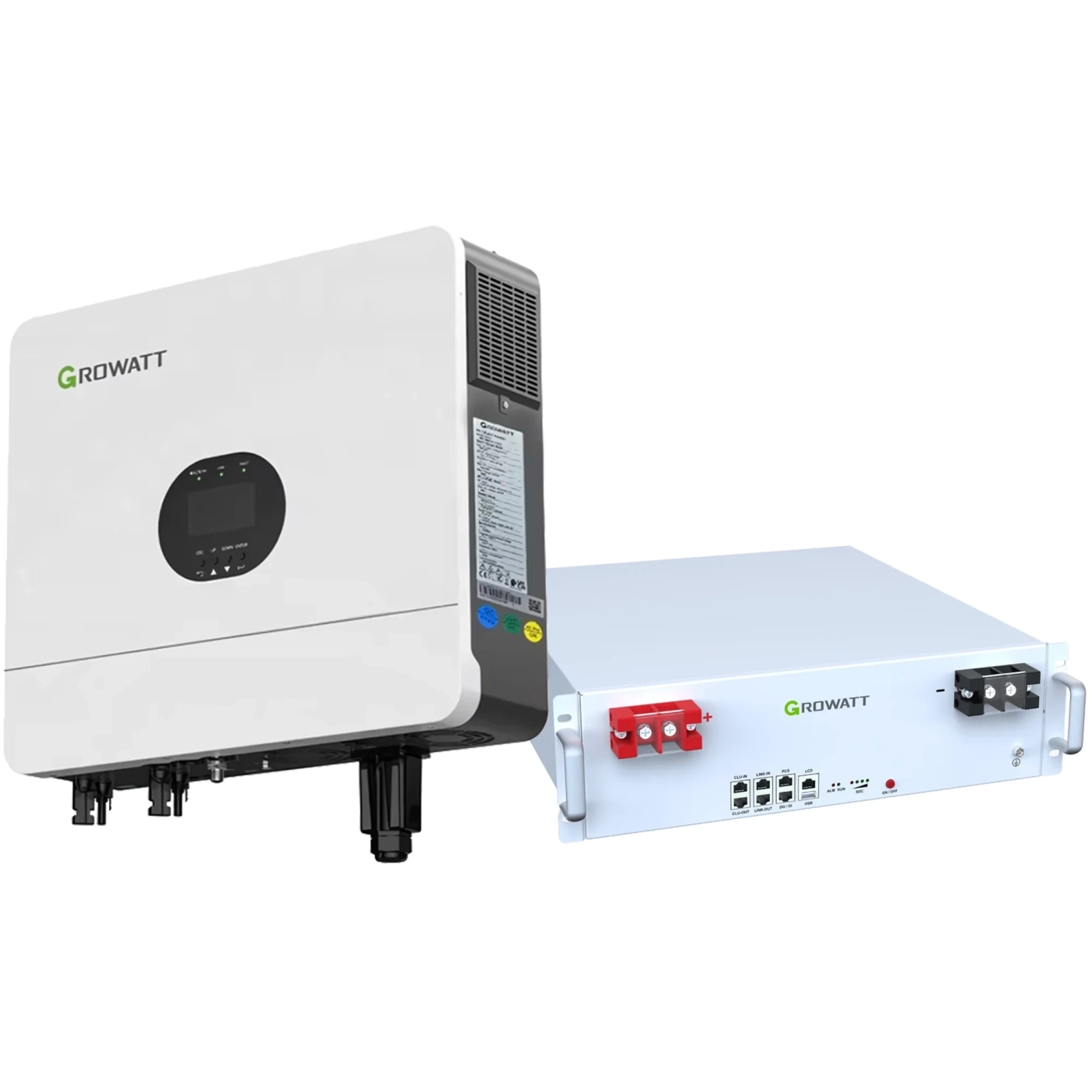 Купити Система зберігання енергії Growatt SV-1GR6K1-LGR5K1-1 6kW 5.1kWh 1BAT LiFePO4 6000 циклів (SV-1GR6K1-LGR5K1-1) - фото 2