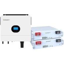 Купити Система зберігання енергії Growatt SV-1GR6K1-LGR10K1-1 6kW 10.2kWh 2BAT LiFePO4 6000 циклів (SV-1GR6K1-LGR10K1-1) - фото 1