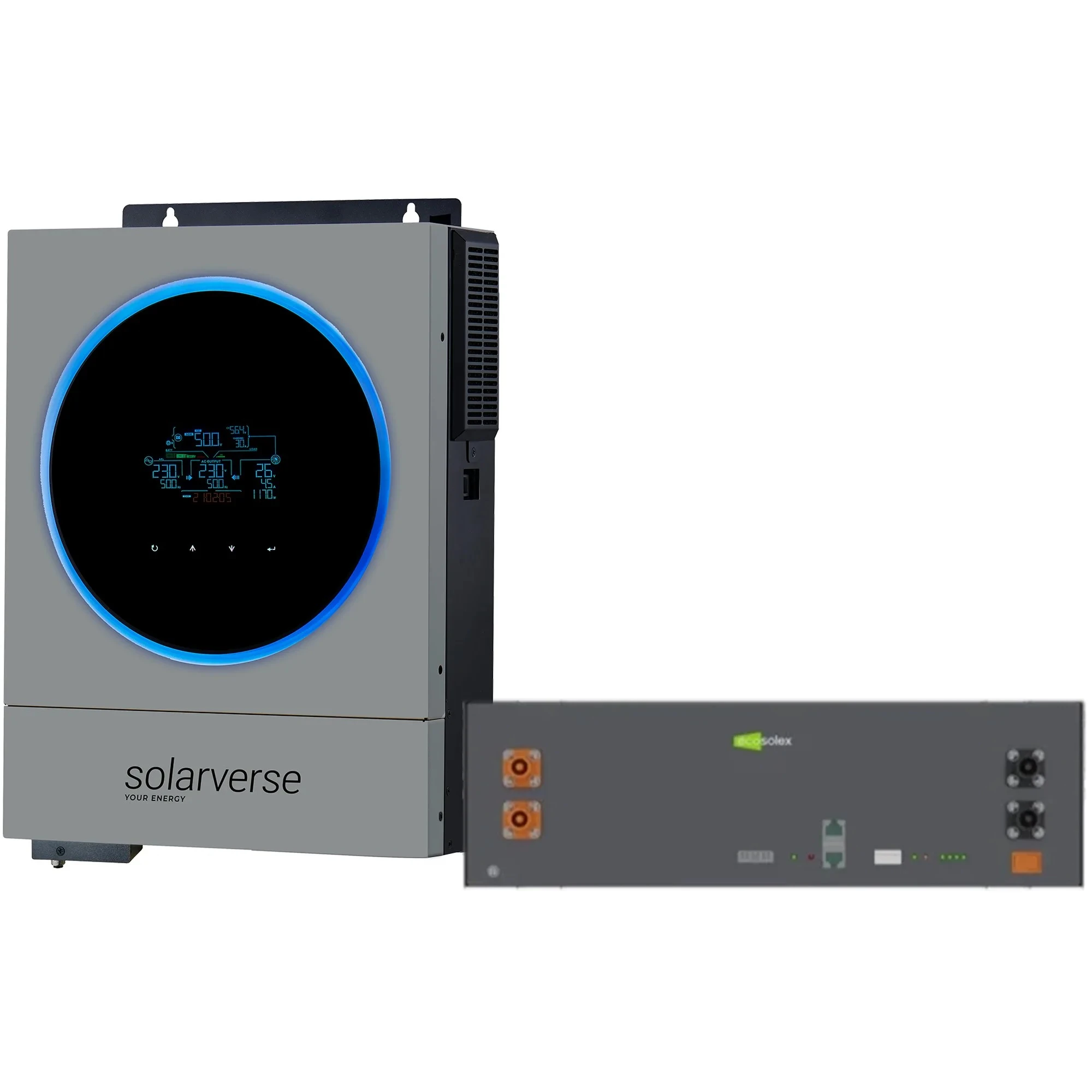 Купити Система зберігання енергії Solarverse SV-1SV6K1-LES5.1K1 6kW 5.1kWh 1BAT LiFePO4 6000 циклів (SV-1SV6K1-LES5.1K1) - фото 2