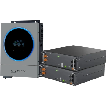 Купити Система зберігання енергії Solarverse SV-1SV6K1-LES10.2K1 6kW 10.2kWh 2BAT LiFePO4 6000 циклів (SV-1SV6K1-LES10.2K1) - фото 1
