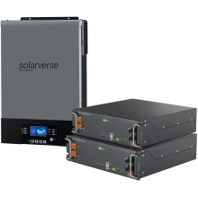 Купити Система зберігання енергії Solarverse SV-1SV6K2-LES10.2K1 6kW 10.2kWh 2BAT LiFePO4 6000 циклів (SV-1SV6K2-LES10.2K1) - фото 2
