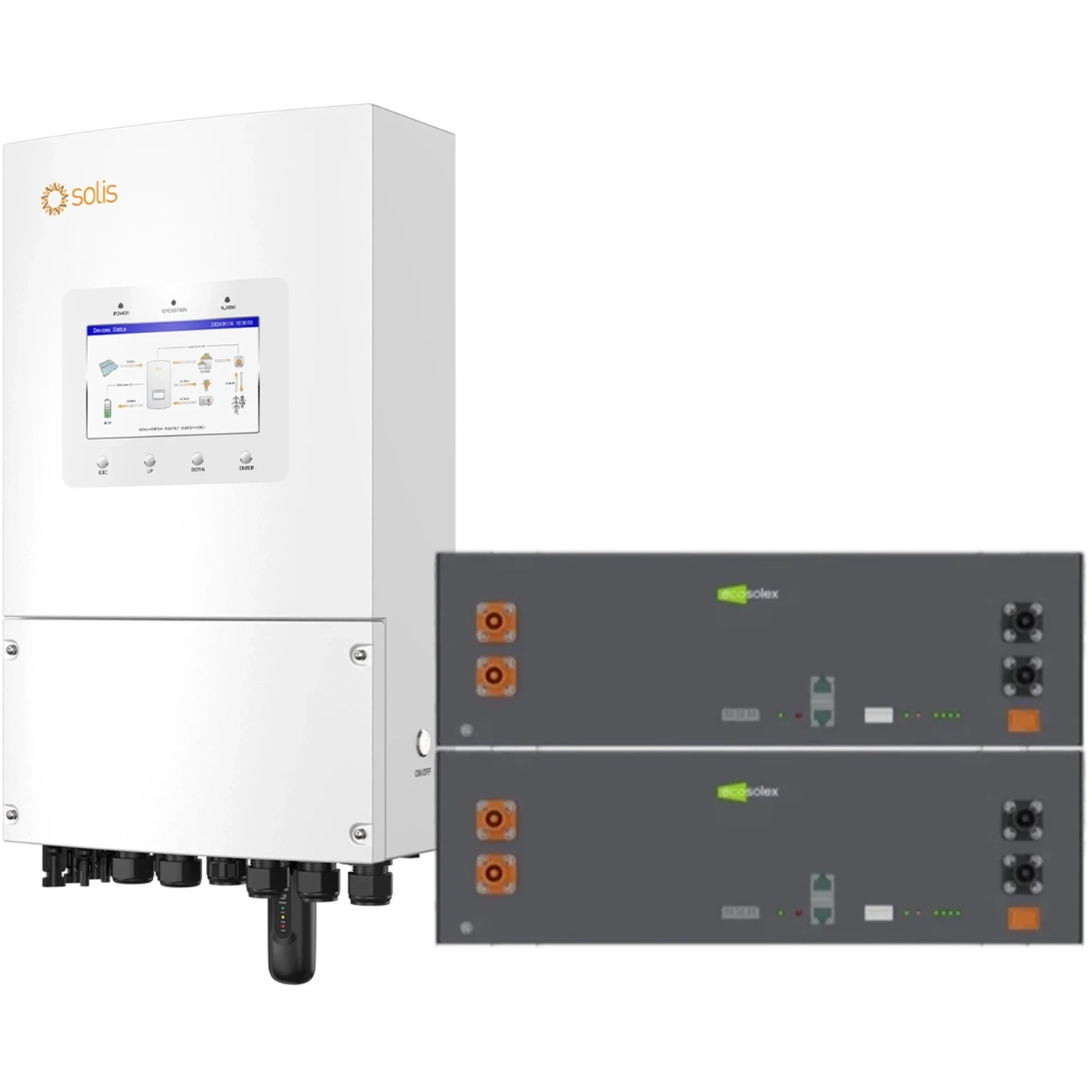 Купити Система зберігання енергії Solis SV-1SL6K1-LES10.2K1 6kW 10.2kWh 2BAT LiFePO4 6000 циклів (SV-1SL6K1-LES10.2K1) - фото 5