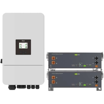 Купити Система зберігання енергії DEYE SV-3DE10K1-LEC10K1-1 10kW 10.2kWh 2BAT LiFePO4 ≥6000 циклів (SV-3DE10K1-LEC10K1-1) - фото 1