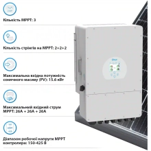 Купити Система зберігання енергії DEYE SV-1DE12K1-LEC20K1-1 12kW 20.5kWh 4BAT LiFePO4 ≥6000 циклів (SV-1DE12K1-LEC20K1-1) - фото 4
