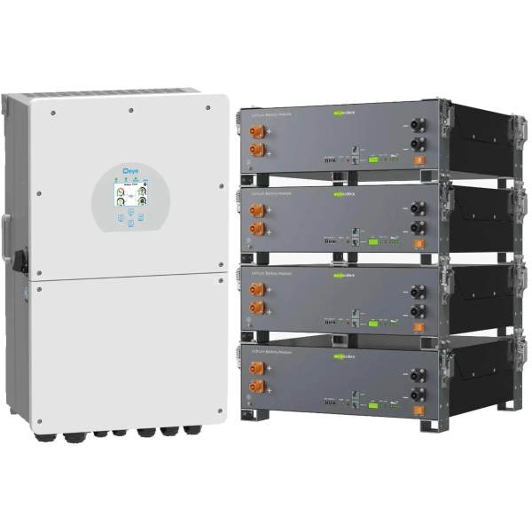 Купити Система зберігання енергії DEYE SV-1DE16K1-LEC20K1-1 16kW 20.5kWh 4BAT LiFePO4 ≥6000 циклів (SV-1DE16K1-LEC20K1-1) - фото 2