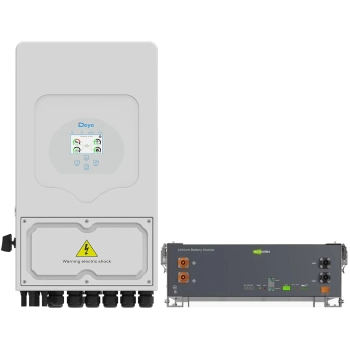 Купити Система зберігання енергії DEYE SV-1DE6K2-LEC5K1-1 6kW 5.1kWh 1BAT LiFePO4 ≥6000 циклів (SV-1DE6K2-LEC5K1-1) - фото 1