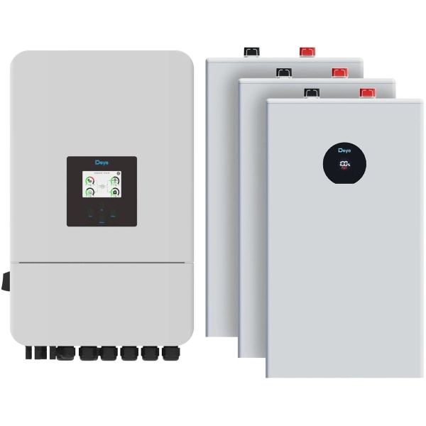 Купити Система зберігання енергії DEYE SV-3DE20K1-LDE48K1-1 20kW 48.2kWh 3BAT LiFePO4 ≥6000 циклів (SV-3DE20K1-LDE48K1-1) - фото 1
